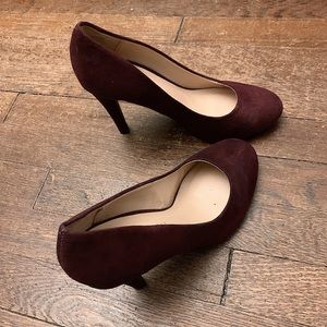 Kelly & Katie Burgundy Heels